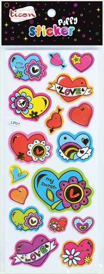 Ticon Sticker Puffy Tps-15Ticon Sticker Puffy Tps-15 - Kirtasiyem NetStickerlar