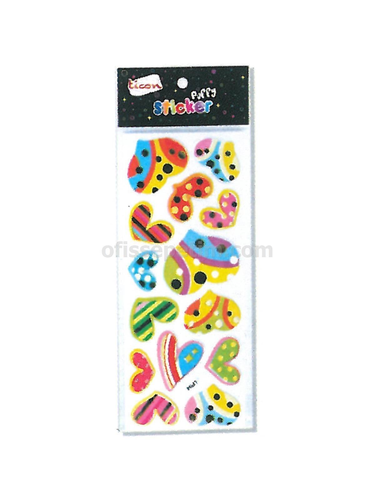 Ticon Sticker Puffy Tps-16Ticon Sticker Puffy Tps-16 - Kirtasiyem NetStickerlar
