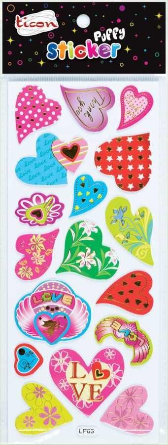 Ticon Sticker Puffy Tps-17Ticon Sticker Puffy Tps-17 - Kirtasiyem NetStickerlar