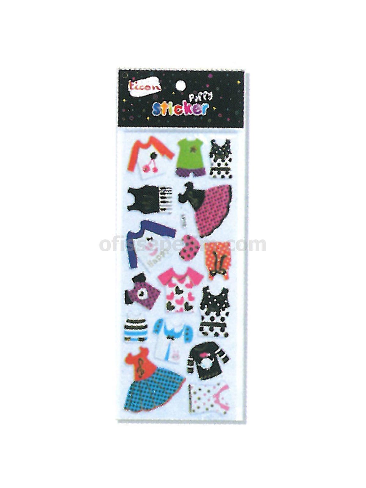 Ticon Sticker Puffy Tps-27Ticon Sticker Puffy Tps-27 - Kirtasiyem NetStickerlar