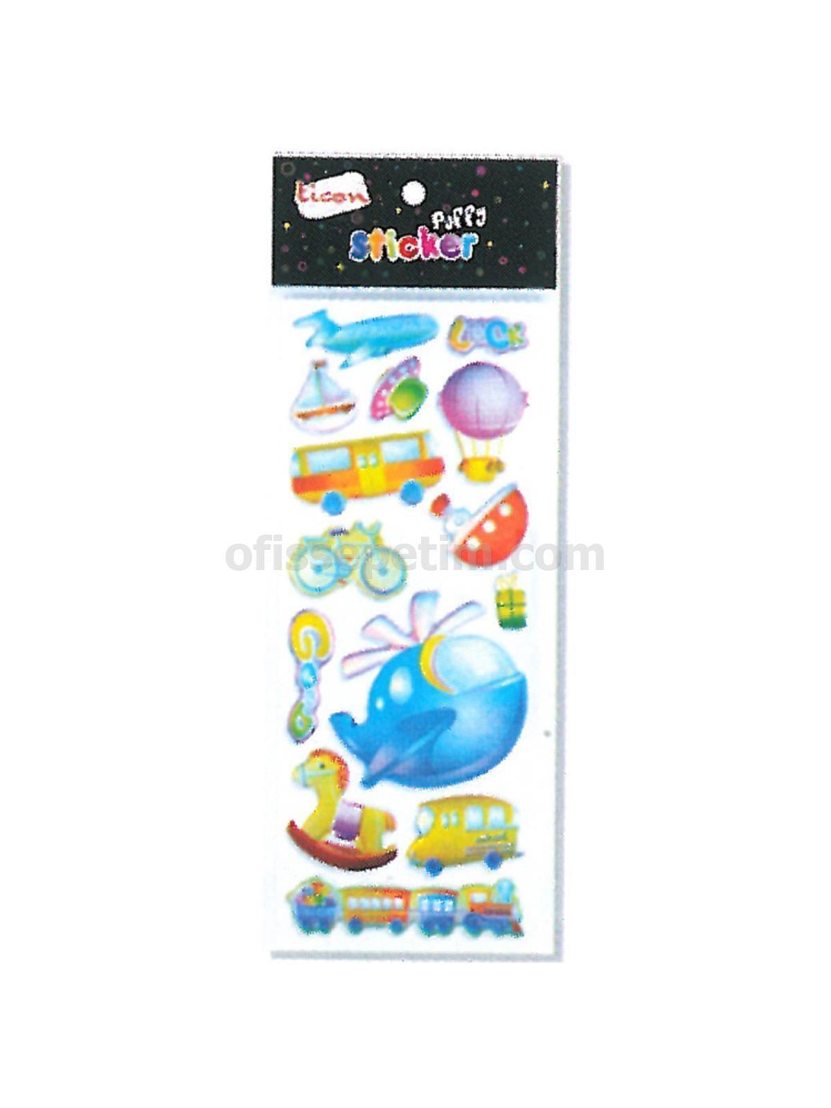 Ticon Sticker Puffy Tps-33Ticon Sticker Puffy Tps-33 - Kirtasiyem NetStickerlar