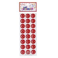 Ticon.Tps-017/01.Puffy Stıcker(Bayrak)Stickerlar