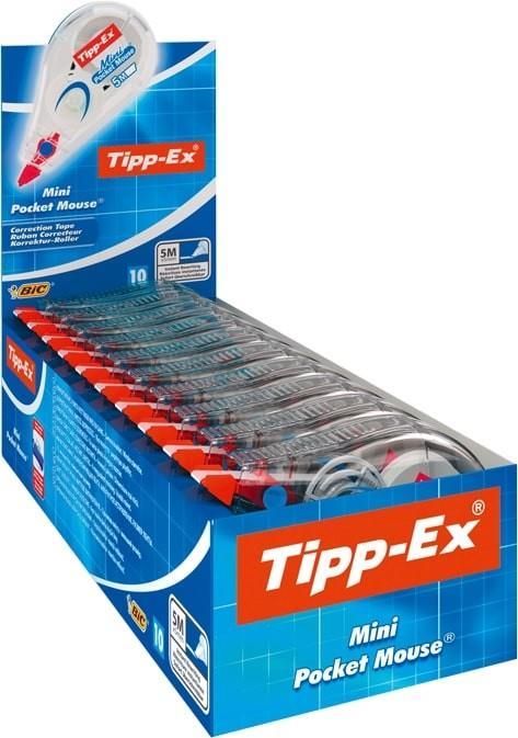 Tipp-Ex Daksil Şerit Mini Pocket Mouse 5Mmx5M 901817Tipp-Ex Daksil Şerit Mini Pocket Mouse 5Mmx5M 10 Lu 901817 - Kirtasiyem.netŞerit Siliciler