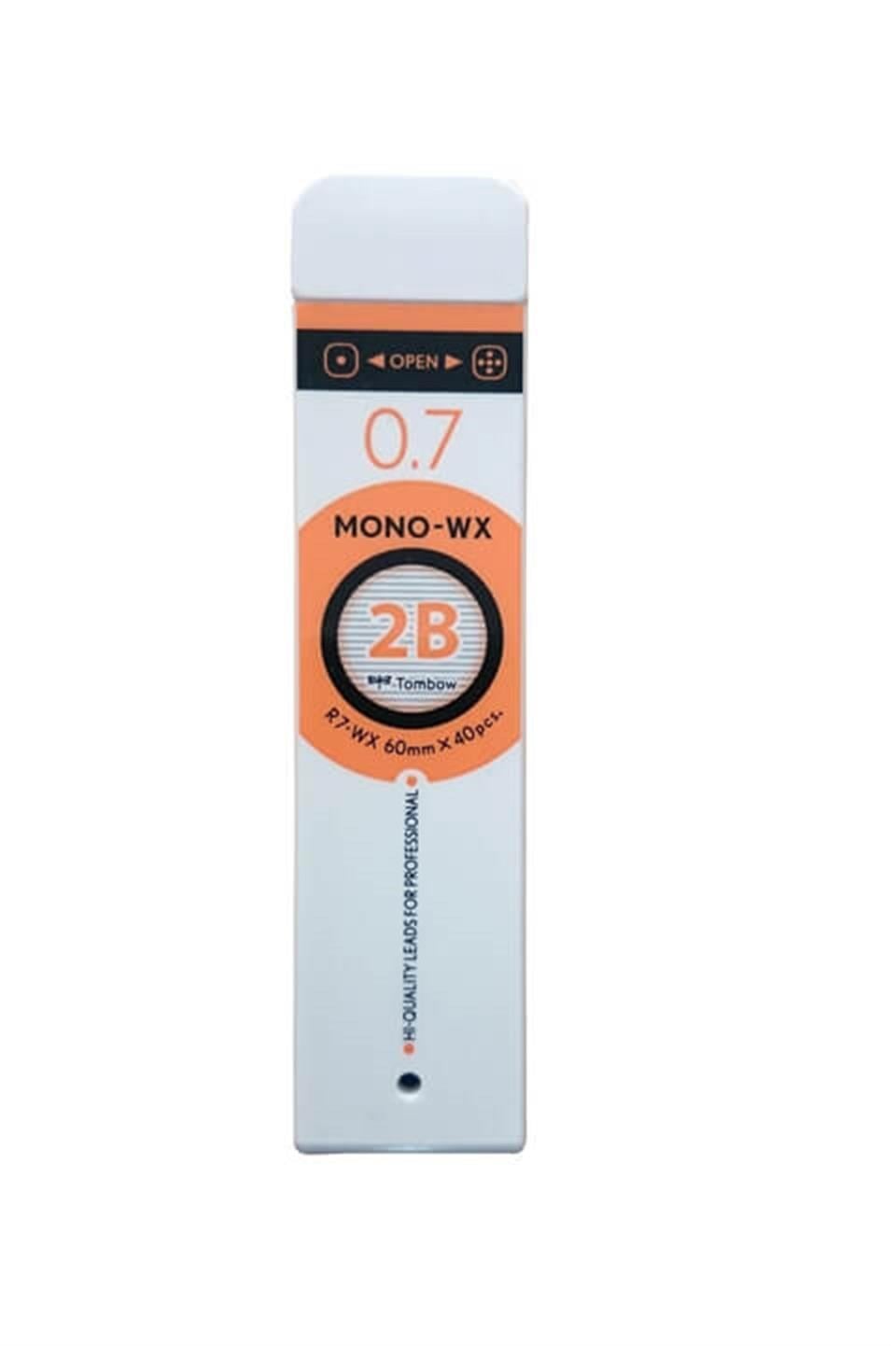 Tombow MONO-WX Profesyonel Uç 0,7mm 40uç/tüp 2BTombow MONO-WX Profesyonel Uç 0,7mm 40uç/tüp 2B - Kirtasiyem.netKalem Uçları ( Min )