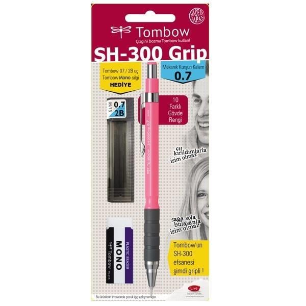 Tombow Sh-300 Grip Kurşun Kalem 0,7Mm Okul Seti PembeTombow Sh-300 Grip Kurşun Kalem 0,7Mm Okul Seti Pembe - Kirtasiyem.netKurşun Kalemler