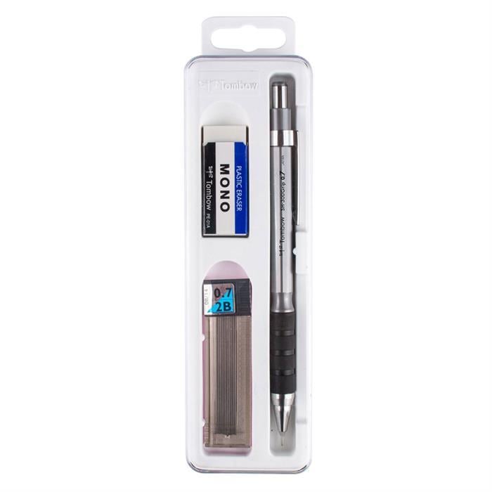 Tombow SH-300 Grip Metalik M.Kurşun Kalem 0,7mm Okul Seti GümüşTombow SH-300 Grip Metalik M.Kurşun Kalem 0,7mm Okul Seti Gümüş - Kirtasiyem.netKurşun Kalemler