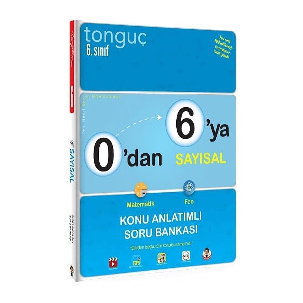 Tonguç 6. Sınıf 0 Dan 6 Ya Sayısal Konu Anlatımlı Soru BankasıTonguç 6. Sınıf 0 Dan 6 Ya Sayısal Konu Anlatımlı Soru Bankası - Kirtasiyem.netYardımcı Kitaplar
