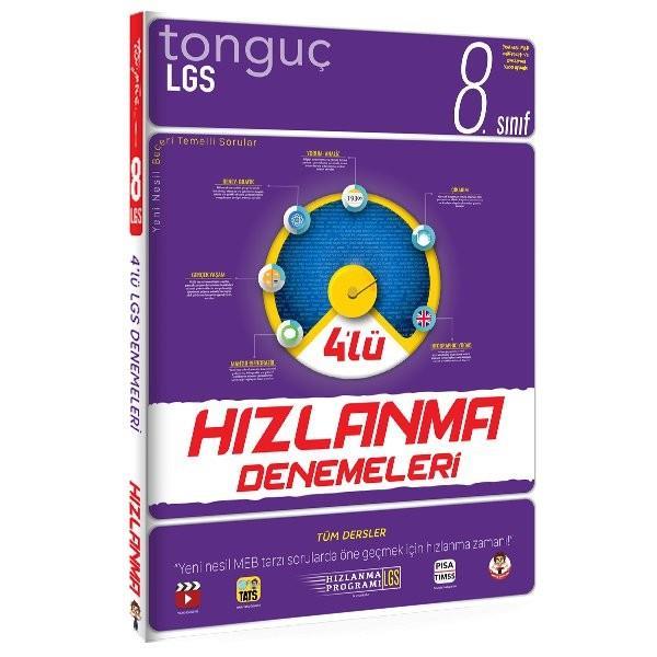 Tonguç 8. Sınıf 4 Lü Hızlanma DenemeleriTonguç 8. Sınıf 4 Lü Hızlanma Denemeleri - Kirtasiyem.netYardımcı Kitaplar