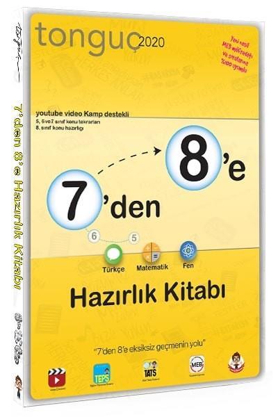 Tonguç 8. Sınıf 7 Den 8 E Türkçe Matematik Fen Bilimleri Hazırlık KitabıTonguç 8. Sınıf 7 Den 8 E Türkçe Matematik Fen Bilimleri Hazırlık Kitabı - Kirtasiyem.net8.Sınıf