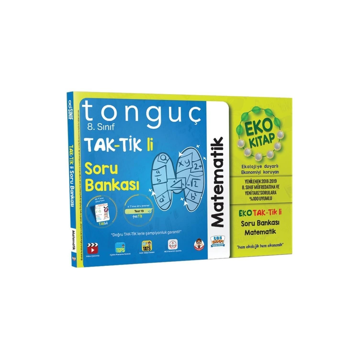 Tonguç 8. Sınıf Eko Taktikli Matematik Soru BankasıTonguç 8. Sınıf Eko Taktikli Matematik Soru Bankası - Kirtasiyem.netYardımcı Kitaplar