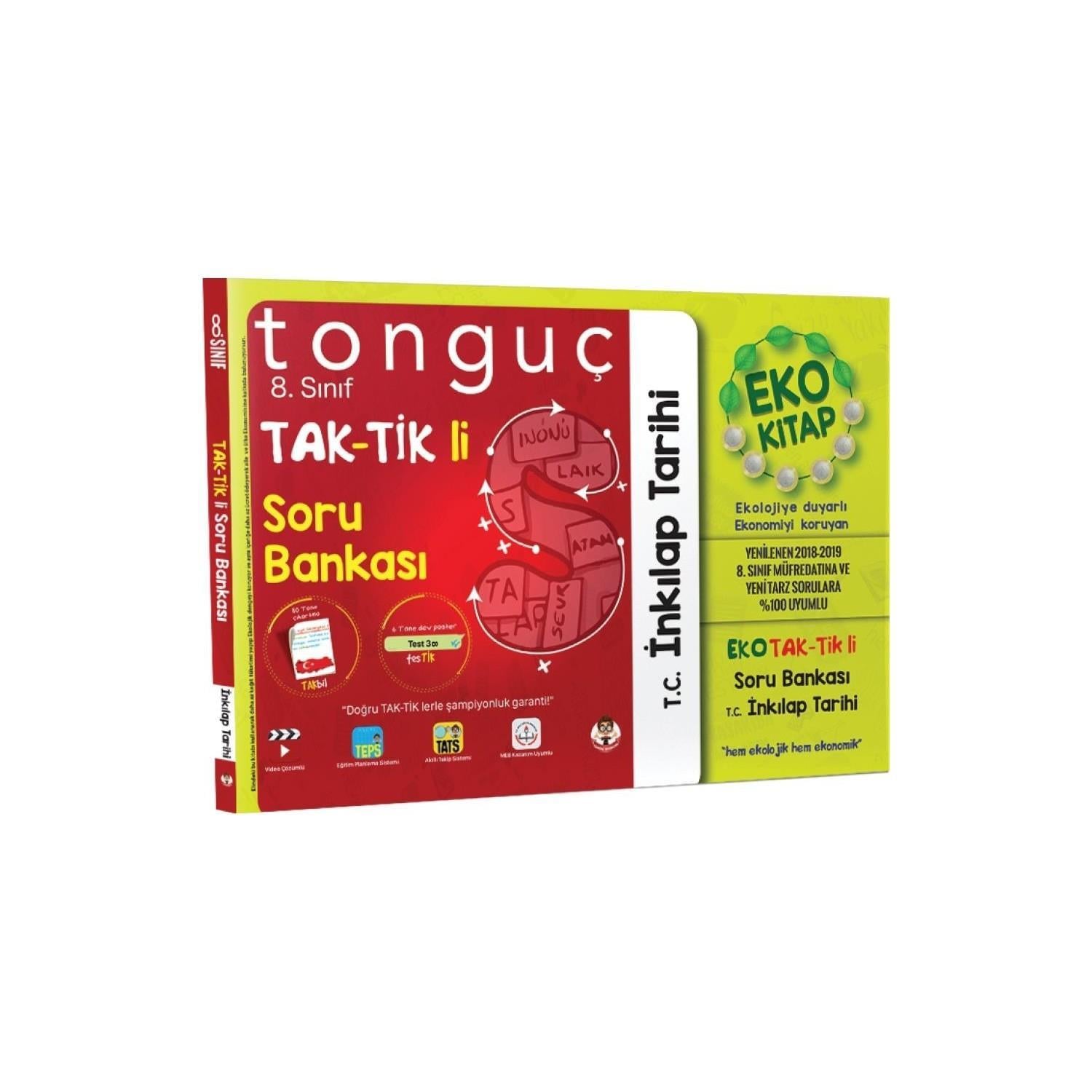 Tonguç 8. Sınıf Eko Taktikli T.C. İnkılap Tarihi Ve Atatürkçülük Soru BankasıTonguç 8. Sınıf Eko Taktikli T.C. İnkılap Tarihi Ve Atatürkçülük Soru Bankası - Kirtasiyem.netYardımcı Kitaplar