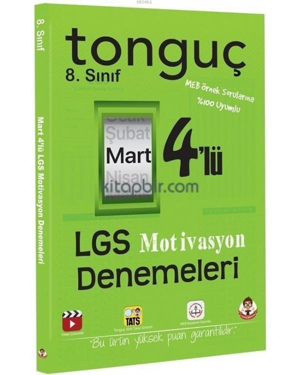 Tonguç 8. Sınıf Lgs 4 Lü Mart Motivasyon DenemeleriTonguç 8. Sınıf Lgs 4 Lü Mart Motivasyon Denemeleri - Kirtasiyem.net8.Sınıf