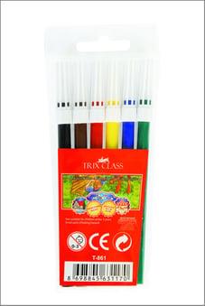 Trix 6 Lı Keçeli Kalem * T-861Trix 6 Lı Keçeli Kalem * T-861 - Kırtasiyem.netKeçeli Kalemler