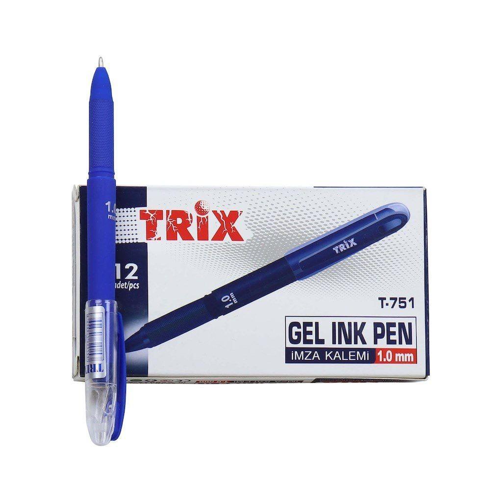 Trix Jel İmza Kalemi Mavi * T-751Trix Jel İmza Kalemi Mavi * T-751 - Kirtasiyem.netİmza Kalemi