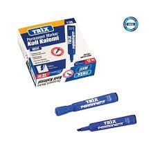 Trix Koli Kalemi -Kesik Uç-Permanent Marker- Mavi T-706Kalemtraşlar