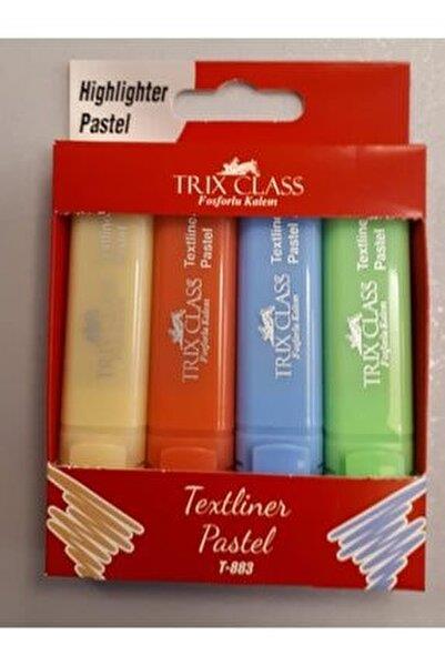 Trix Pastel Renk Fosforlu Kalem 4 lü * T-883Trix Pastel Renk Fosforlu Kalem 4 lü * T-883 - Kırtasiyem.netFosforlu Kalemler