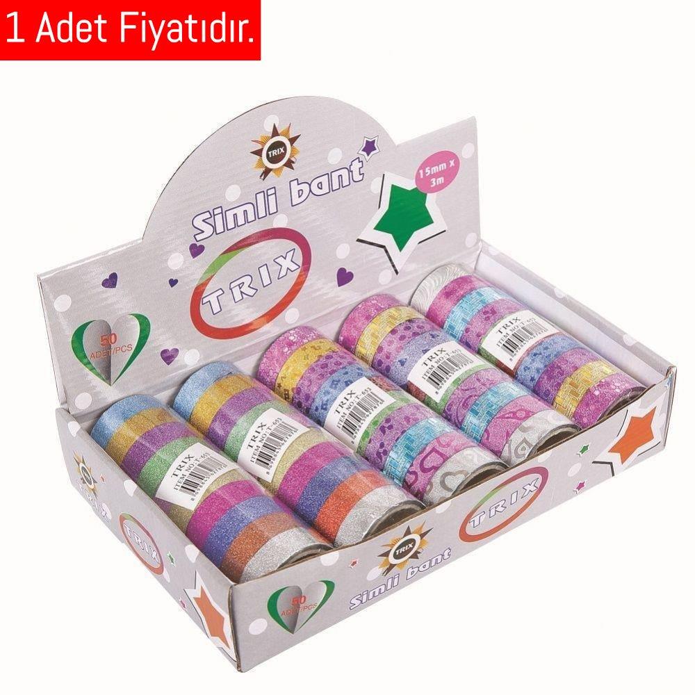 Trix Simli Bant Siring T-653 (1 Adet)__10 (1 Adet)Trix Simli Bant Siring T-653 (1 Adet)__10 - Kirtasiyem.netDekoratif Bantlar