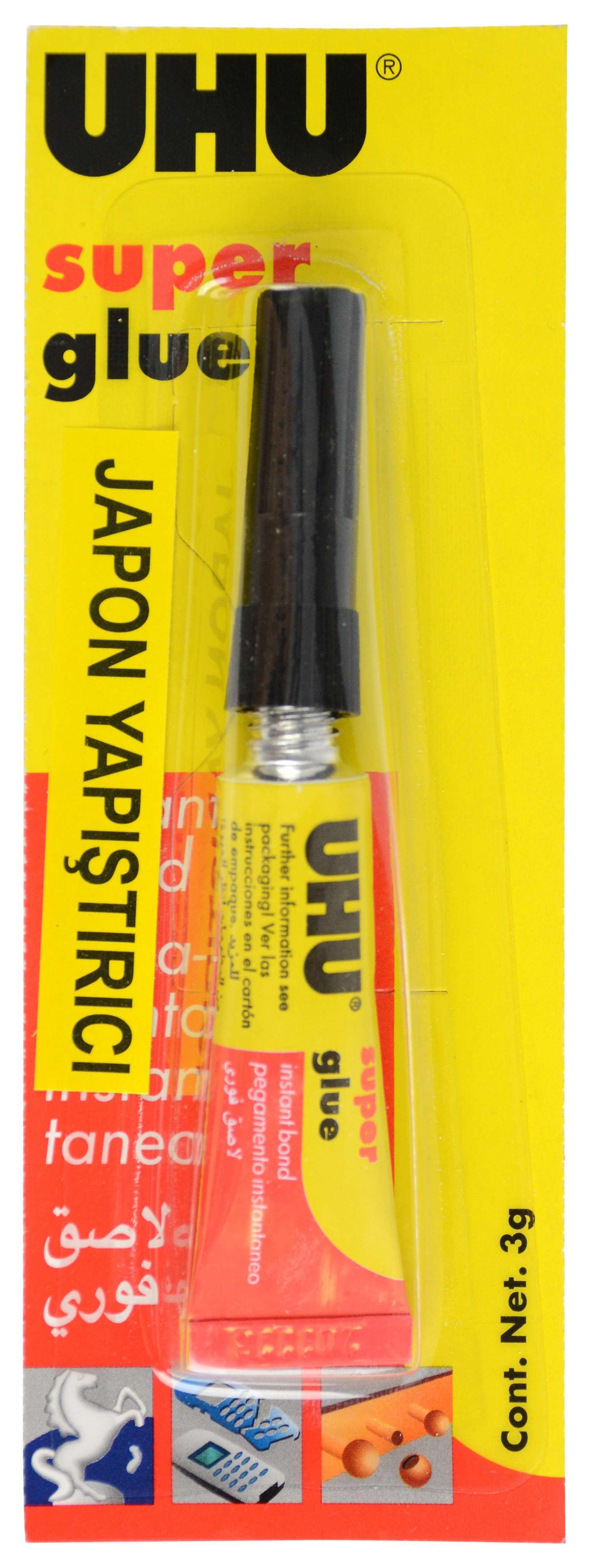 Uhu Japon Yapıştırıcı Super Glue 3 Gr Jumbo KartelaUhu Japon Yapıştırıcı Super Glue 3 Gr Jumbo Kartela - Kirtasiyem.netJapon Yapıştırıcılar