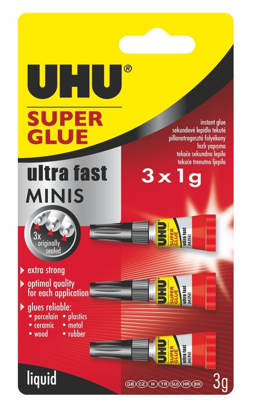 Uhu Japon Yapıştırıcı Super Glue 3 Lü MiniUhu Japon Yapıştırıcı Super Glue 3 Lü Mini - Kirtasiyem.netJapon Yapıştırıcılar