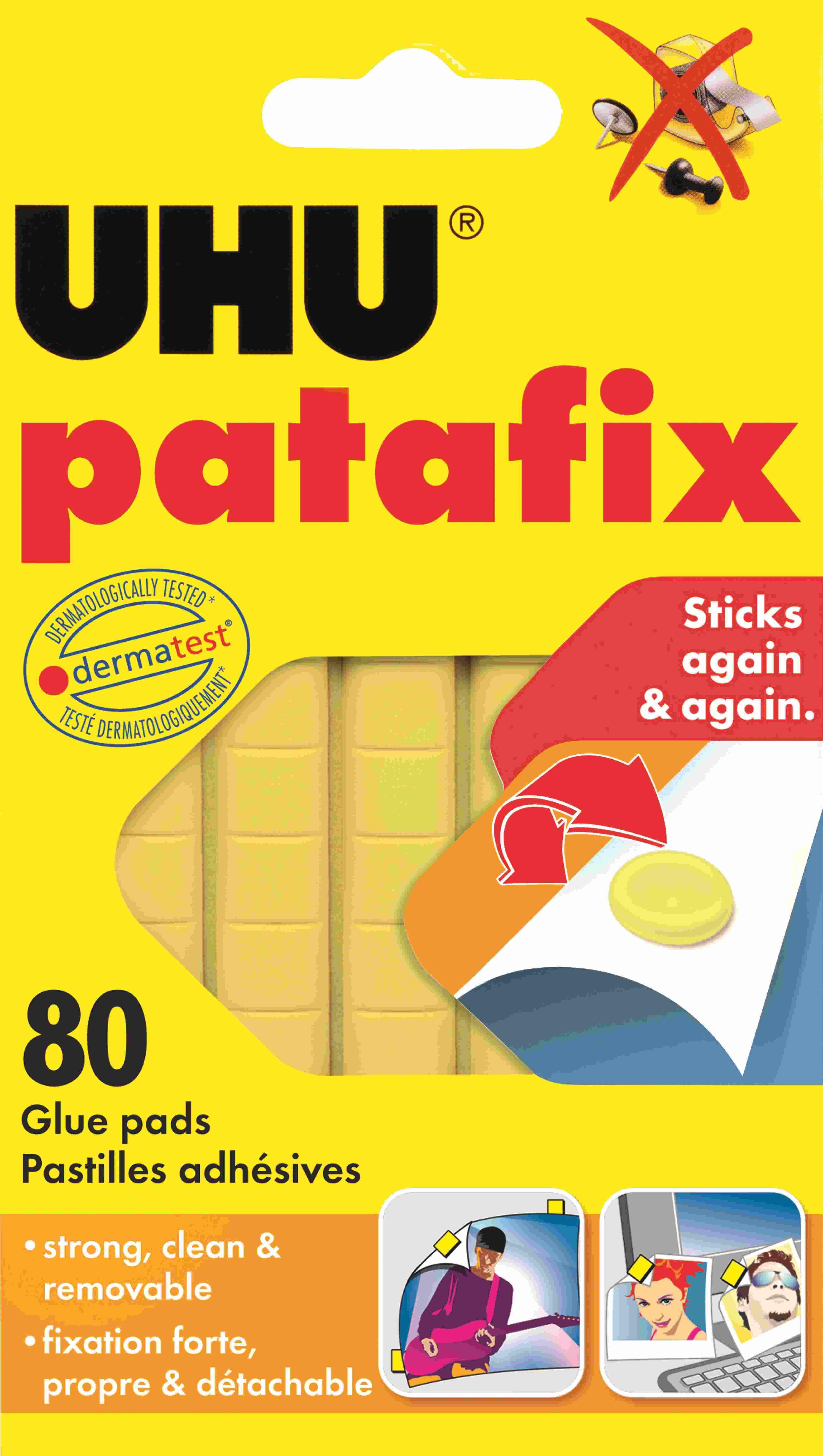 Uhu Patafix Hamur Yapıştırıcı Sarı 80XUhu Patafix Hamur Yapıştırıcı Sarı 80X - Kirtasiyem.netHamur Yapıştırıcılar