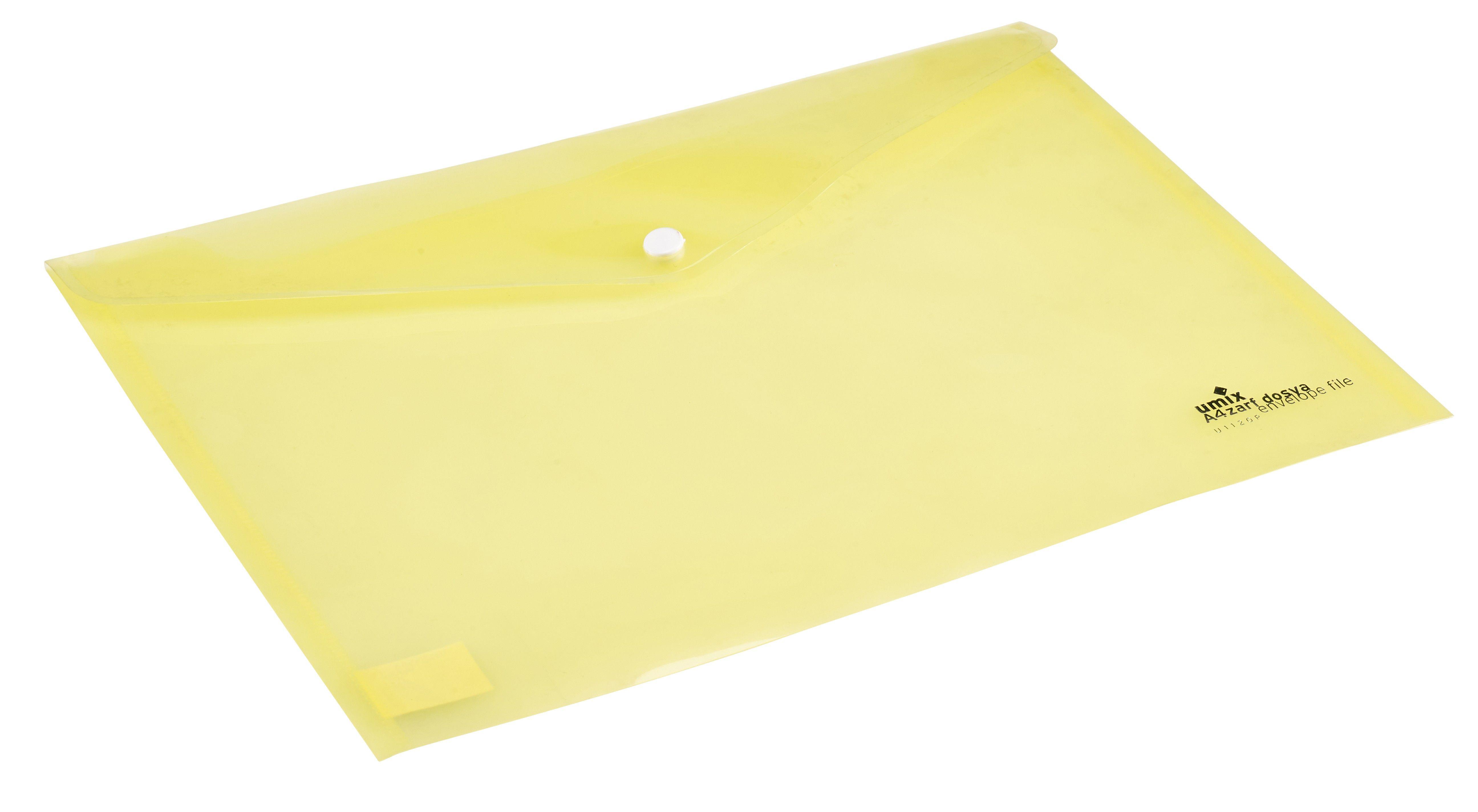 Umix Çıtçıtlı Şeffaf Zarf Dosya Sarı U1120Umix Çıtçıtlı Şeffaf Zarf Dosya Sarı U1120 - Kirtasiyem.netÇıtçıtlı Dosyalar