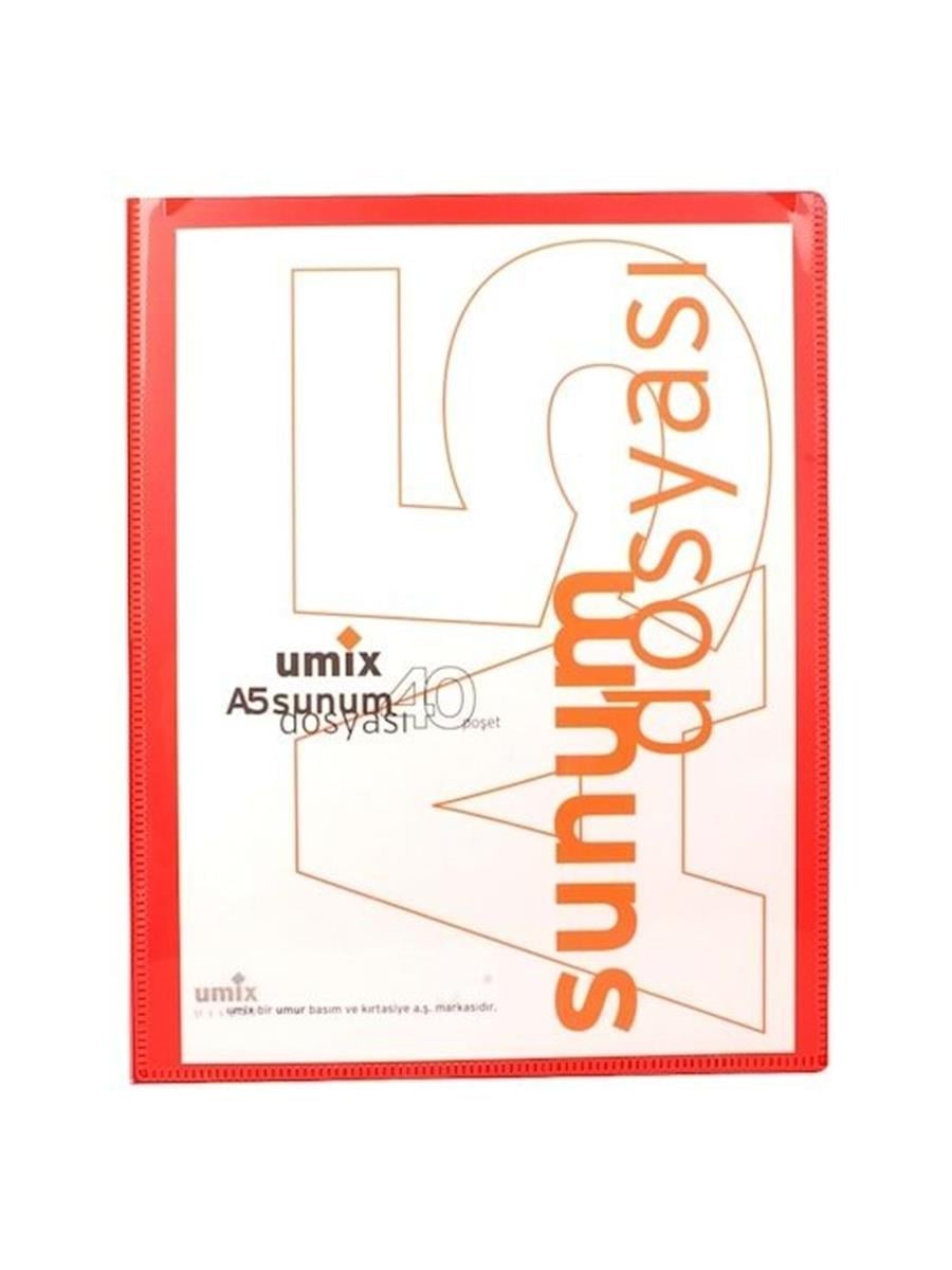 Umix Sunum Dosyası A5 Standart Siyah Önden Cepli 40 Lı U1194Umix Sunum Dosyası A5 Standart Siyah Önden Cepli 40 Lı U1194 - Kirtasiyem.netSunum Dosyaları