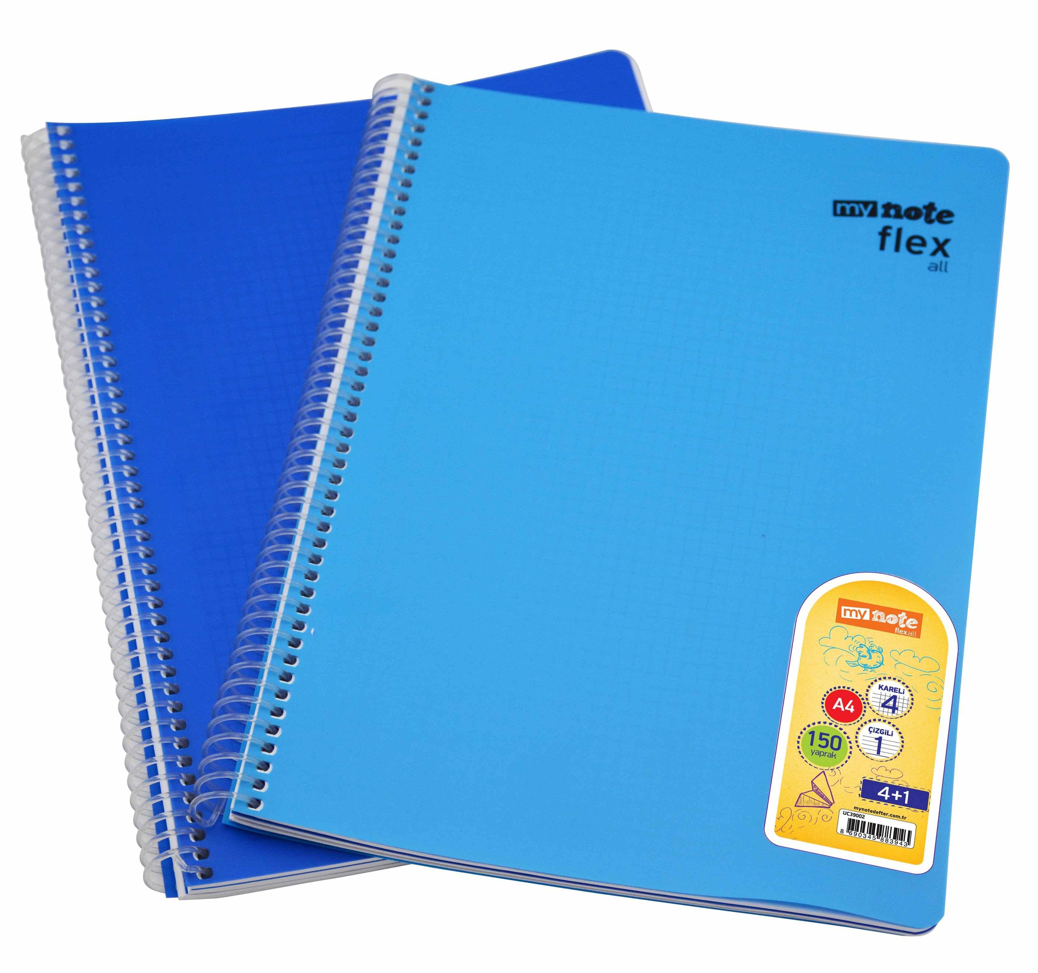 Umur My Note Flex All Spiralli Defter (4+1) A4 150 YaprakUmur My Note Flex All Spiralli Defter (4+1) A4 150 Yaprak - Kirtasiyem.netSeperatörlü ( Ayraçlı ) Defterler