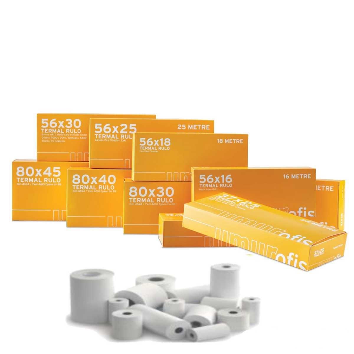 Umur Termal Rulo 56X30 30 Mt 10 lu KutuluUmur Termal Rulo 56X30 30 Mt Kutulu - Kirtasiyem.netTermal Rulolar