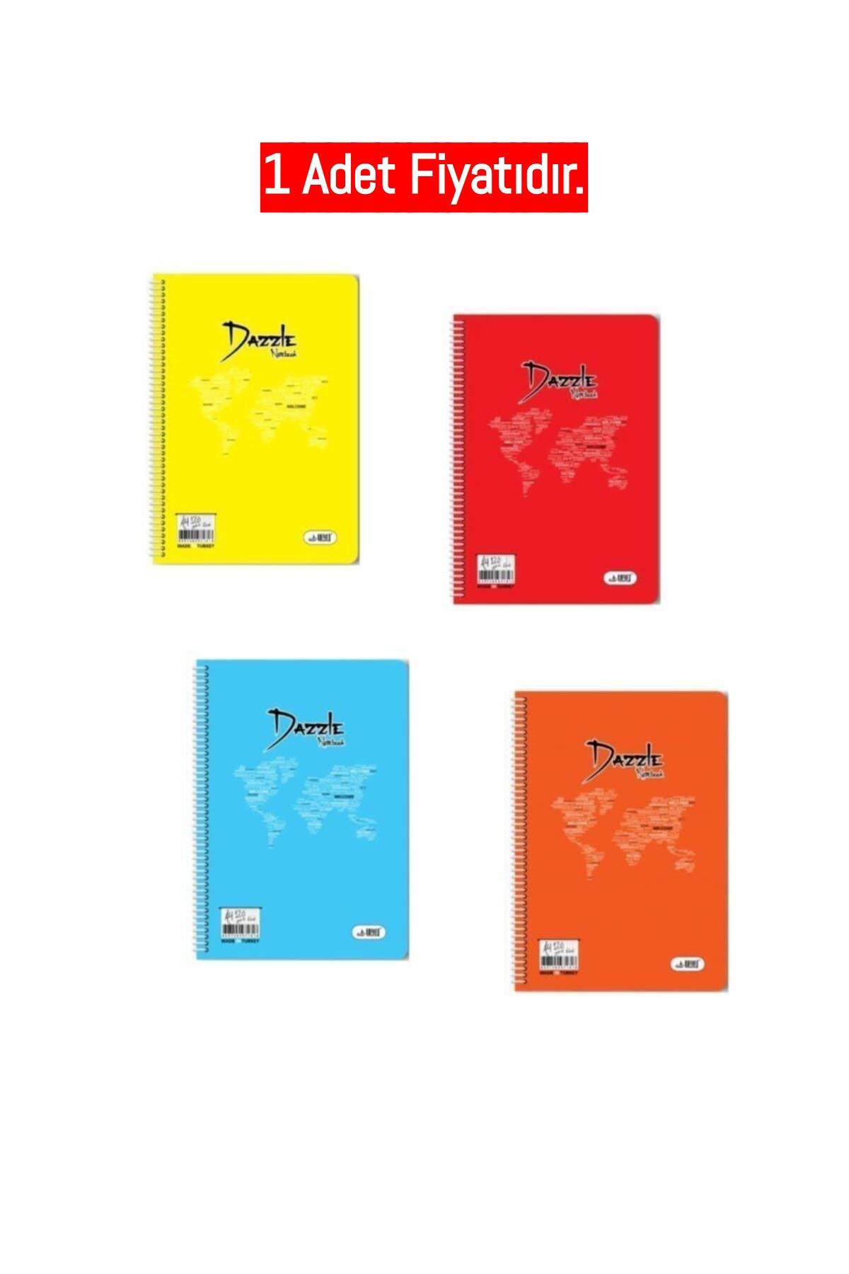Umut A-4 Dazzle Pastel Spiralli Pp Kapak 120-1 Yaprak Çizgili (1 Adet)Umut A-4 Dazzle Pastel Spiralli Pp Kapak 120-1 Yaprak Çizgili - Kirtasiyem.netSpiralli Plastik Kapak Defterler