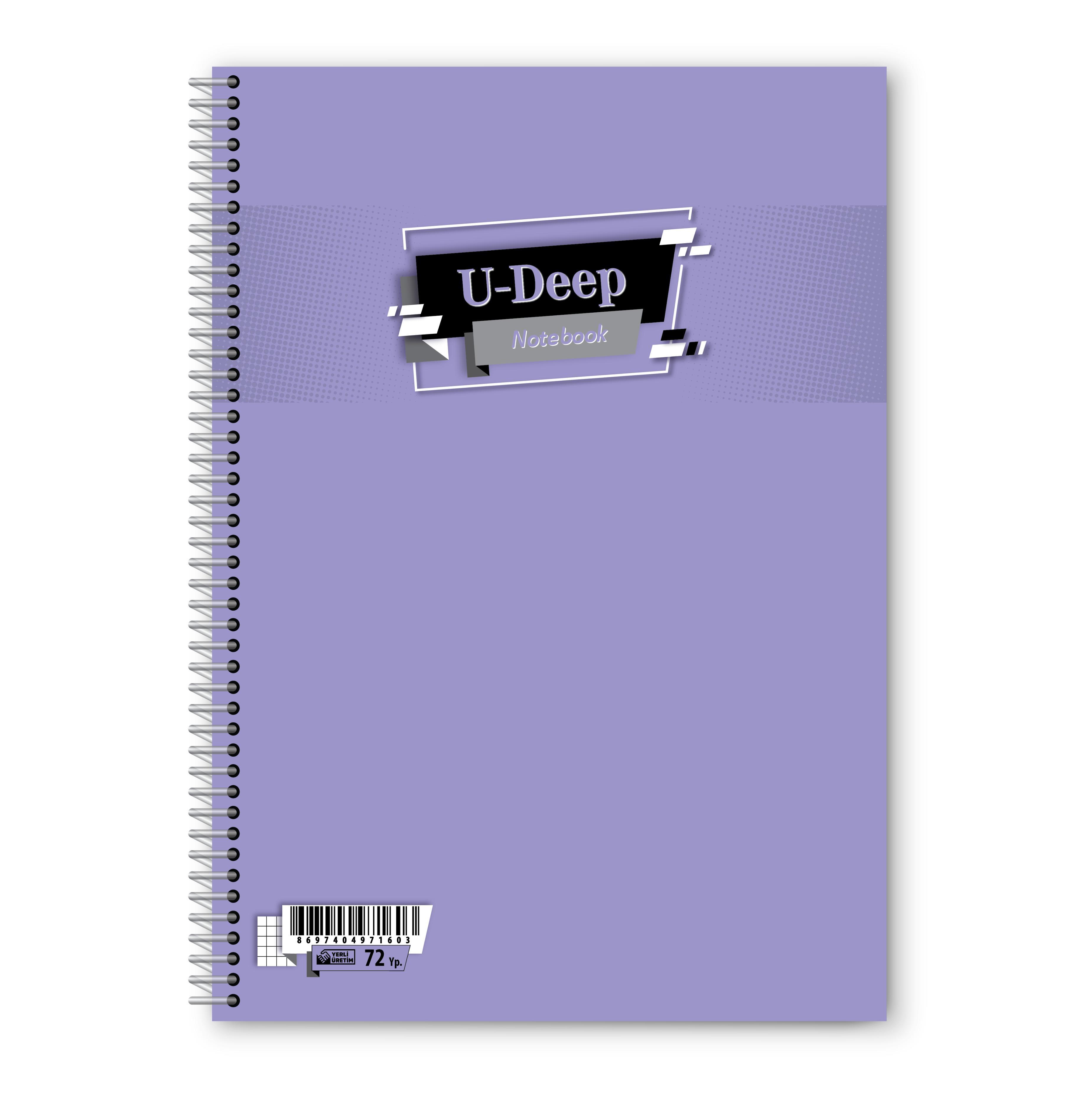 Umut A4 72-4 U-Deep Spiralli Pp Ekstra Kareli *72Umut A4 72-4 U-Deep Spiralli Pp Ekstra Kareli *72 - Kirtasiyem.netSpiralli Plastik Kapak Defterler