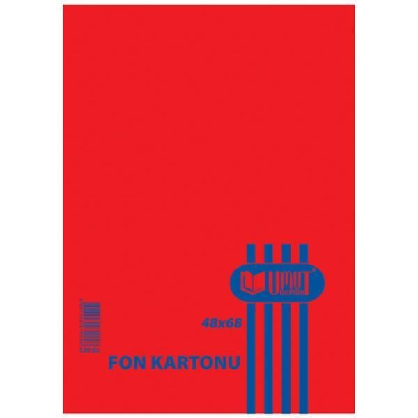 Umut Fon Kartonu 48X68 110 Gr Kırmızı 100 lüUmut Fon Kartonu 48X68 110 Gr Kırmızı 100 lü - Kirtasiyem.netFon Kartonu