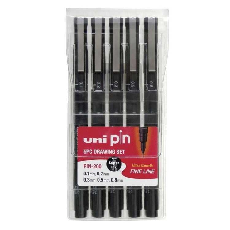 Uni Pin Fine Line Akrilik Uçlu Kalem 5 Li Set SiyahUni Pin Fine Line Akrilik Uçlu Kalem 5 Li Set Siyah - Kirtasiyem.netDövme Kalemleri