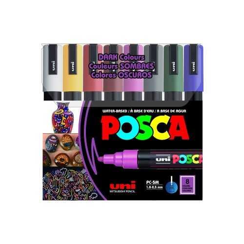 Uni Posca 1.8-2.5 Subazlıpostermarkörükoyurenk 8LiRoller(Pilot)Kalem