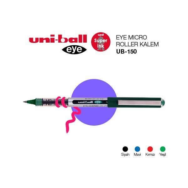 Uniball EYE micro 0.5 Roller Kalem Siyah UB-150Uniball EYE micro 0.5 Roller Kalem Siyah UB-150 - Kirtasiyem.netRoller(Pilot)Kalem