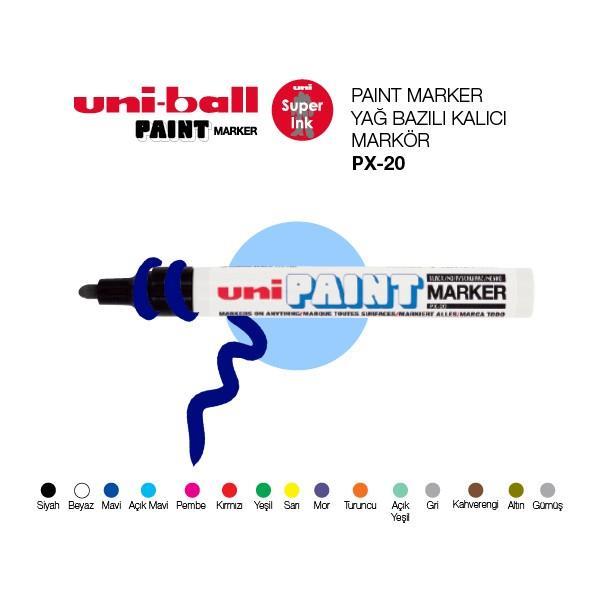 Uniball Marker Paint 2.2-2.8 Boyama MaviUniball Marker Paint 2.2-2.8 Boyama Mavi - Kirtasiyem.netMarkörler