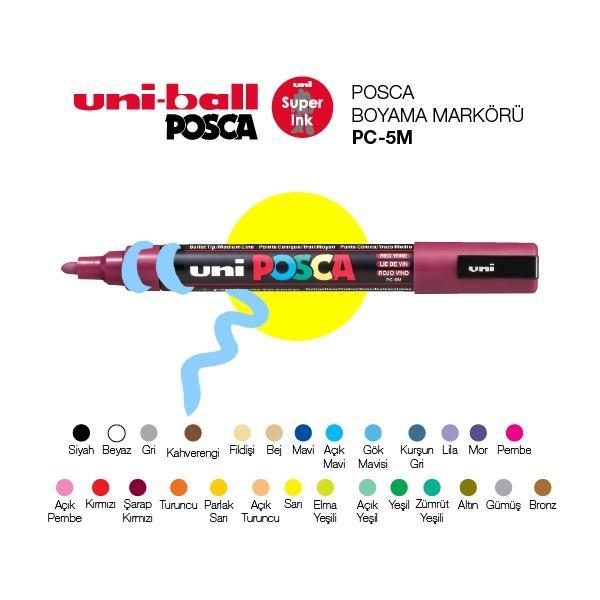 Uniball Marker Posca 1.8-2.5 Su Bazlı Poster KahverengiUniball Marker Posca 1.8-2.5 Su Bazlı Poster Kahverengi - Kirtasiyem.netPoster Markörü