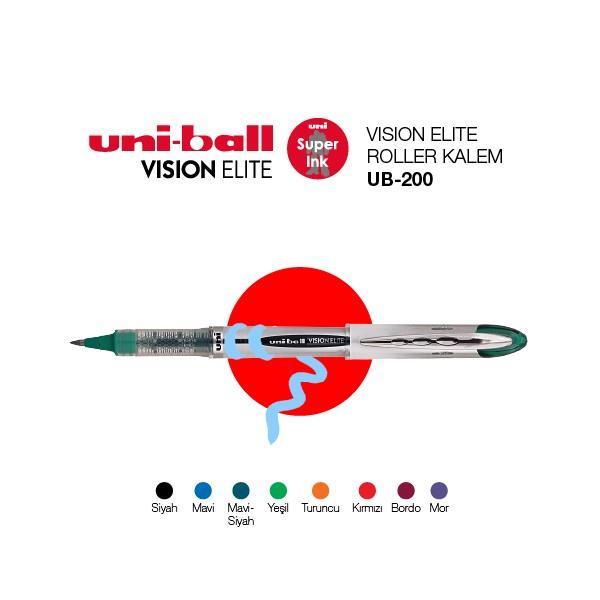 Uniball Roller Vision Elite Bs 0.8 Mavi-SiyahUniball Roller Vision Elite Bs 0.8 Mavi-Siyah - Kirtasiyem.netRoller(Pilot)Kalem