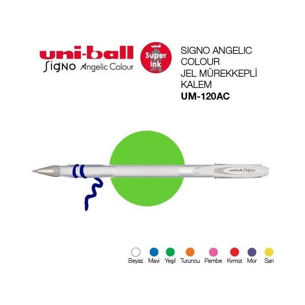 Uniball Signo Jel Kalem Angelic Colour 0.7 YeşilUniball Signo Jel Kalem Angelic Colour 0.7 Yeşil - Kirtasiyem.netJel Kalemler