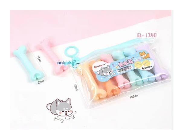 Unicus Pastel Kemik Fosforlu Kalem 6 Renk *24 MD-1340Unicus Pastel Kemik Fosforlu Kalem 6 Renk *24 MD-1340 - Kirtasiyem.netFosforlu Kalemler