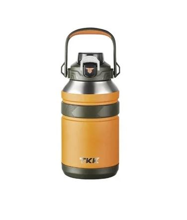 Vagon TKK Çelik Termos 1000 ml Paslanmaz Çelik T2031  TuruncuMataralar