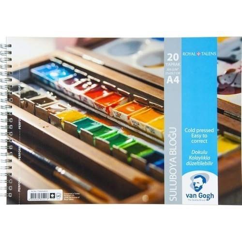 Van Gogh Spiralli Sulu Boya Bloğu 300 Gr A4 20 YaprakVan Gogh Spiralli Sulu Boya Bloğu 300 Gr A4 20 Yaprak - Kirtasiyem.netResim Defterleri