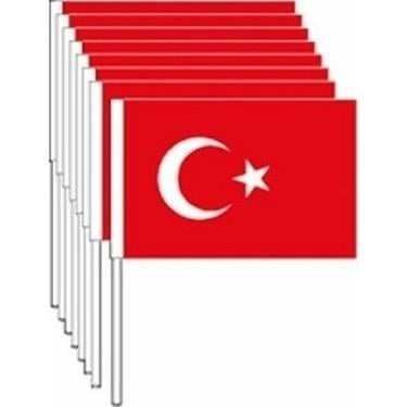 Vatan Bayrak Saplı Büyük Türk 40 lı VT803Vatan Bayrak Saplı Büyük Türk *40 VT803 - Kirtasiyem NetBayraklar