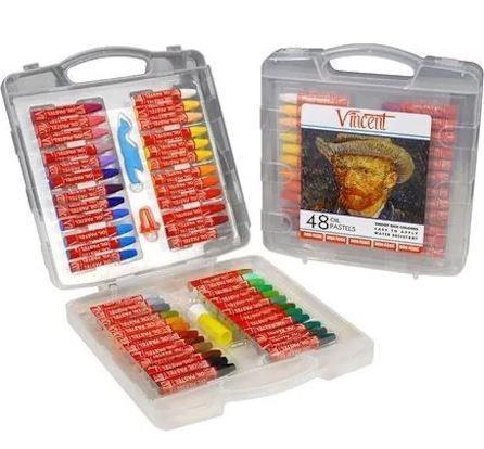 Vincent Pastel Boya Plastik Kutulu 48 RenkVincent Pastel Boya Plastik Kutulu 48 Renk - Kırtasiyem.netPastel Boyalar