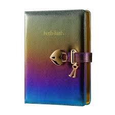 Vj 124-1116 Hush Hush Metalik Kilitli Defter 13X18 Cm 160 Yp. + Kalem Kutusu - MaviTükenmez Kalemler