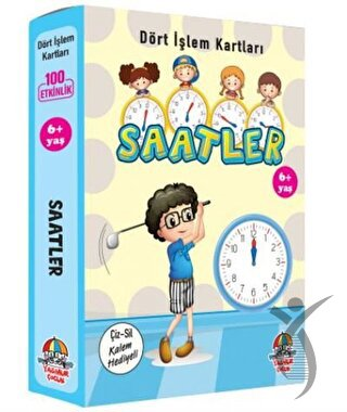 Yağmur Dört İşlem Kartları-Saatler (6+ Yaş)2.Sınıf