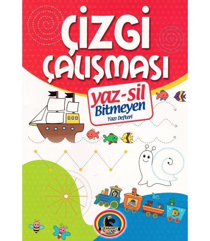 Yaz-Sil Bitmeyen Yazı Defteri-Çizgi ÇalışmasıYaz-Sil Bitmeyen Yazı Defteri-Çizgi Çalışması - Kirtasiyem.netAktivite Kitapları