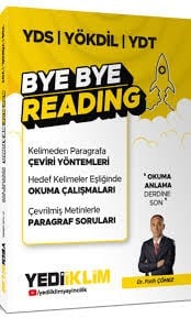 YDS YÖKDİL YDT Bye Bye ReadingDiğer Kırtasiye Ürünleri