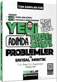 Yedi Adımda Temelden Zirveye Problemler ve Sayısal Mantık Video Konu Anlatımlı Video Çözümlü Soru Bankası - Yediiklim YayınlarıTYT