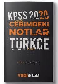 Yediiklim 2020 Kpss Cebimdeki Notlar TürkçeYediiklim 2020 Kpss Cebimdeki Notlar Türkçe - Kirtasiyem.netKPSS Hazırlık