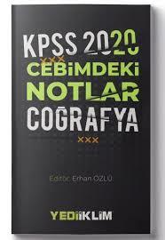 Yediiklim 2020 Kpss Coğrafya Cebimdeki NotlarYediiklim 2020 Kpss Coğrafya Cebimdeki Notlar - Kirtasiyem.netKPSS Hazırlık